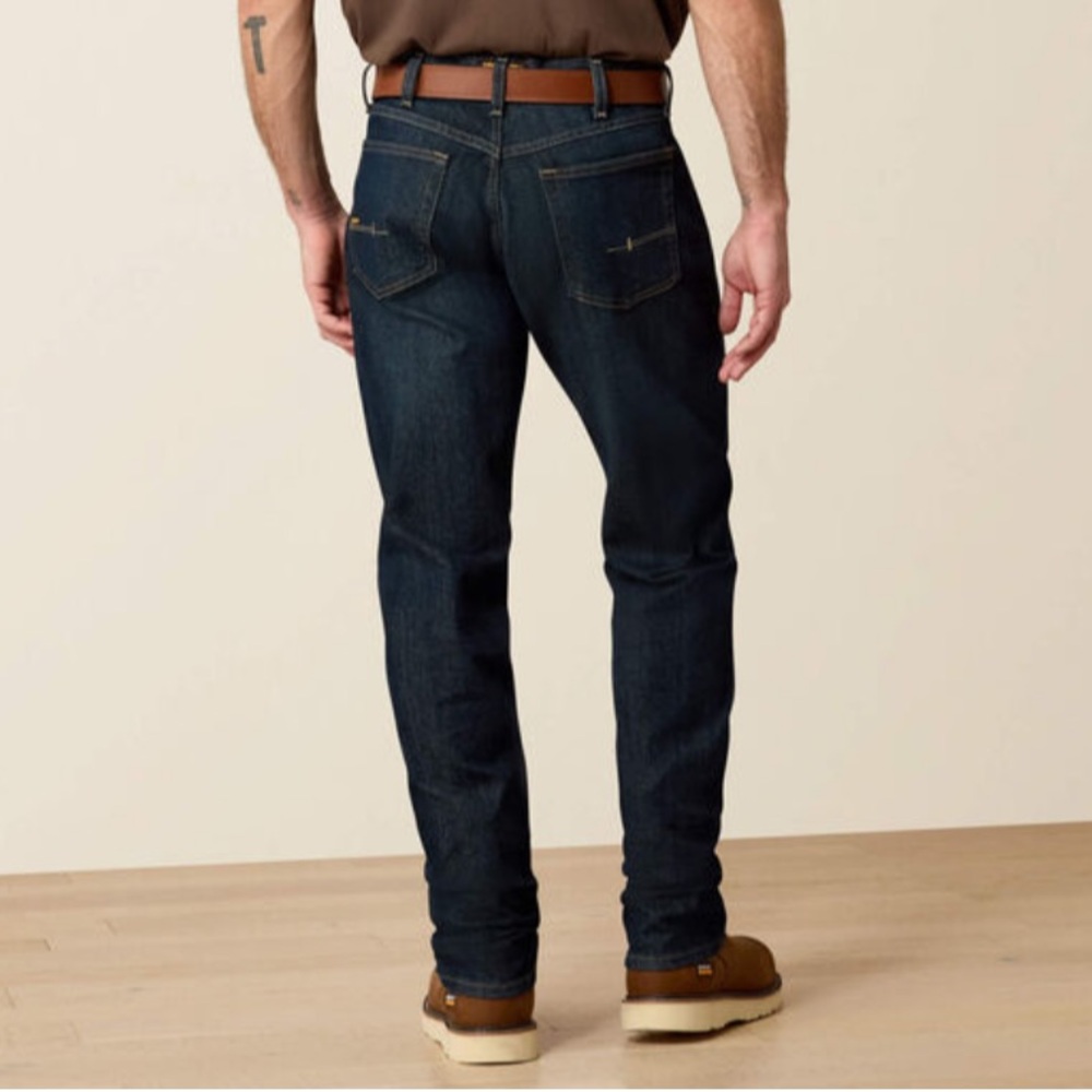 Ariat Rebar M4 Relaxed DuraStretch Basic Stackable Straight Leg Jean 44/32